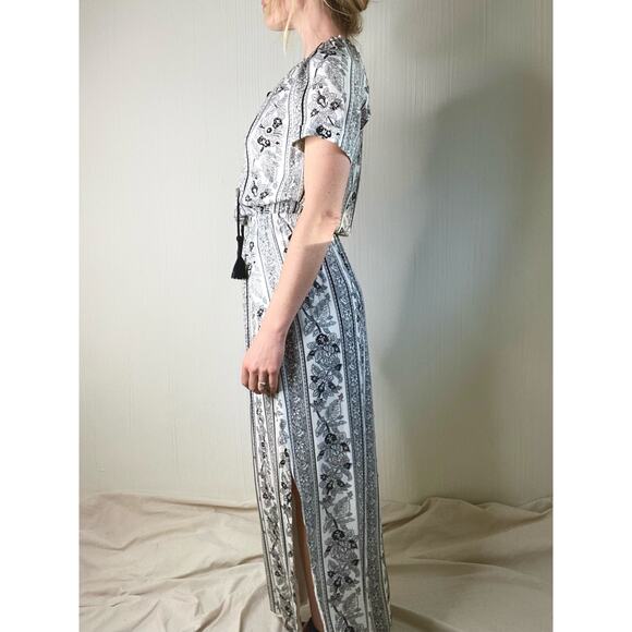 THE JETSET DIARIES TJD Cascara B&W Maxi Dress US XS NWT - Picture 9 of 16